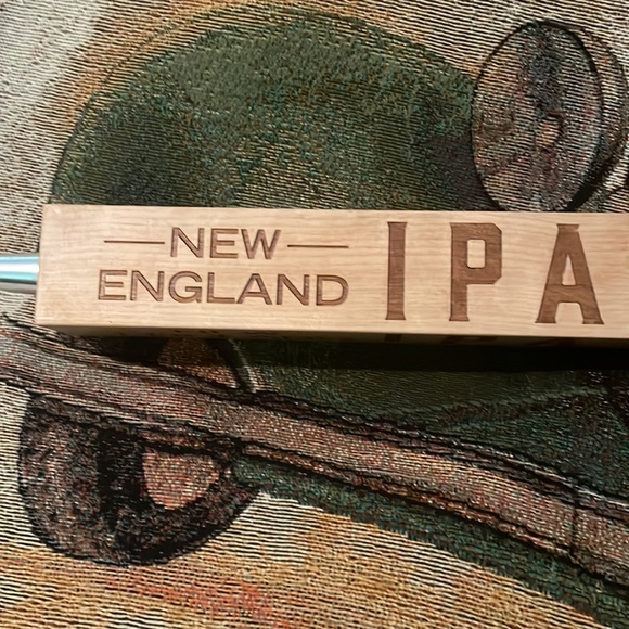 Lot of 2 SAMUEL ADAMS New England IPA Wooden Beer Tap Handles NEW - Picture 3 of 6